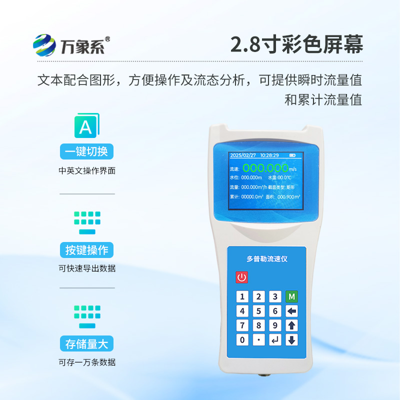 流速流量測量的好幫手，超聲波多普勒流速儀！